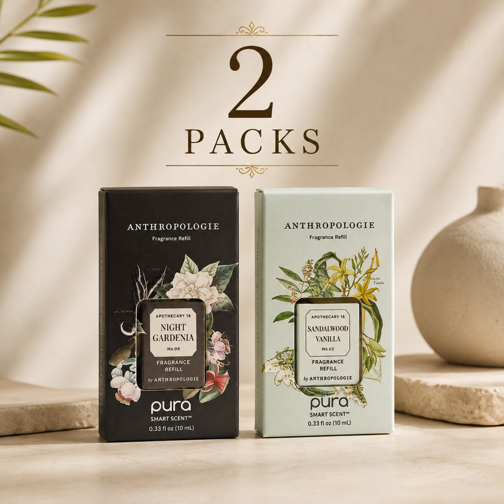 Pura x Anthropologie Fragrance Refill 2 Pack Night Gardenia Sandalwood Vanilla